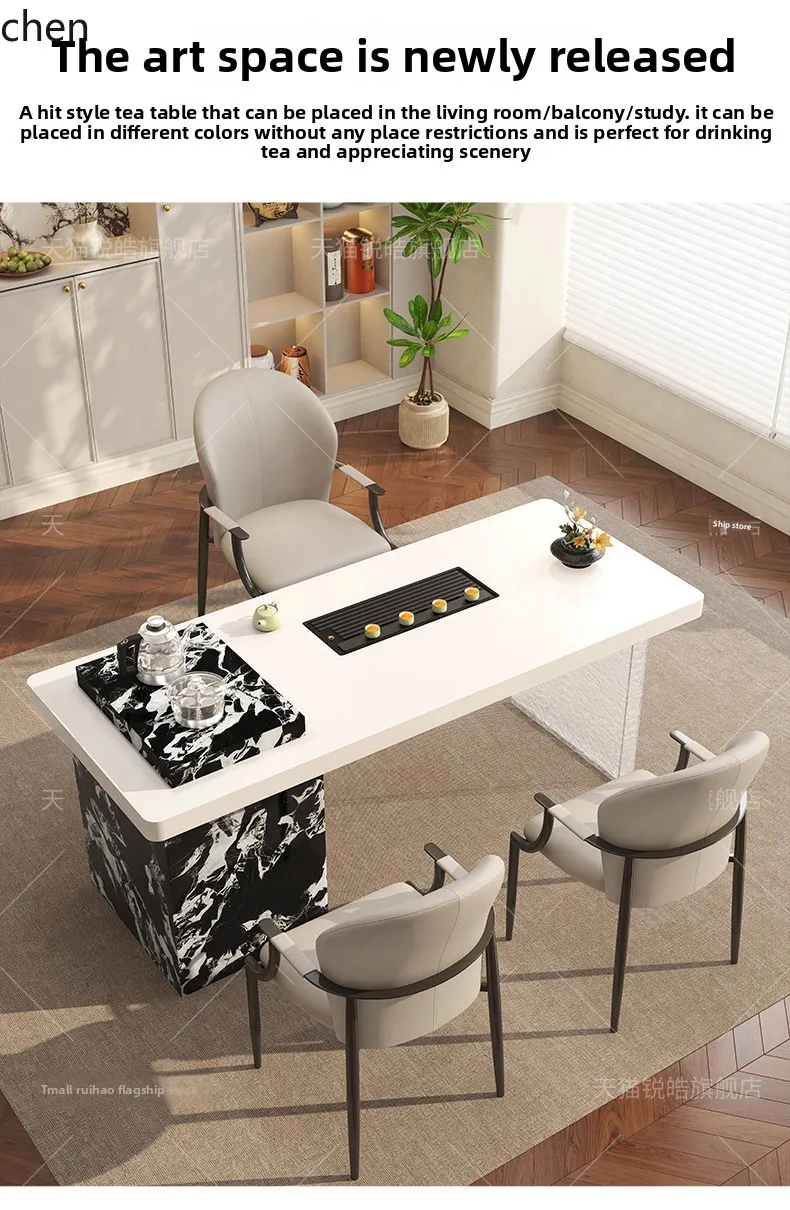 Live Rock - Mesa de té y silla para