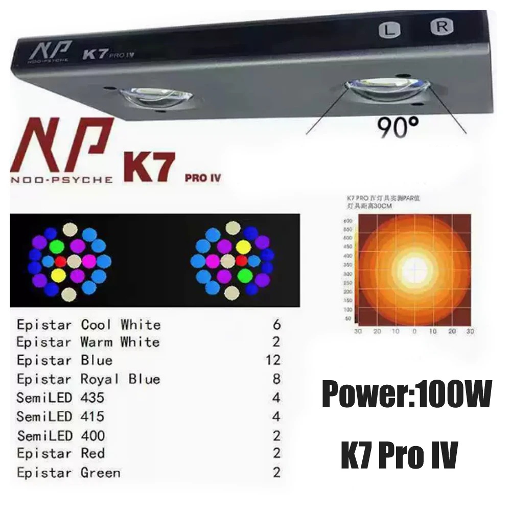 Saltwater Tank - Lámpara LED para acuario de agua