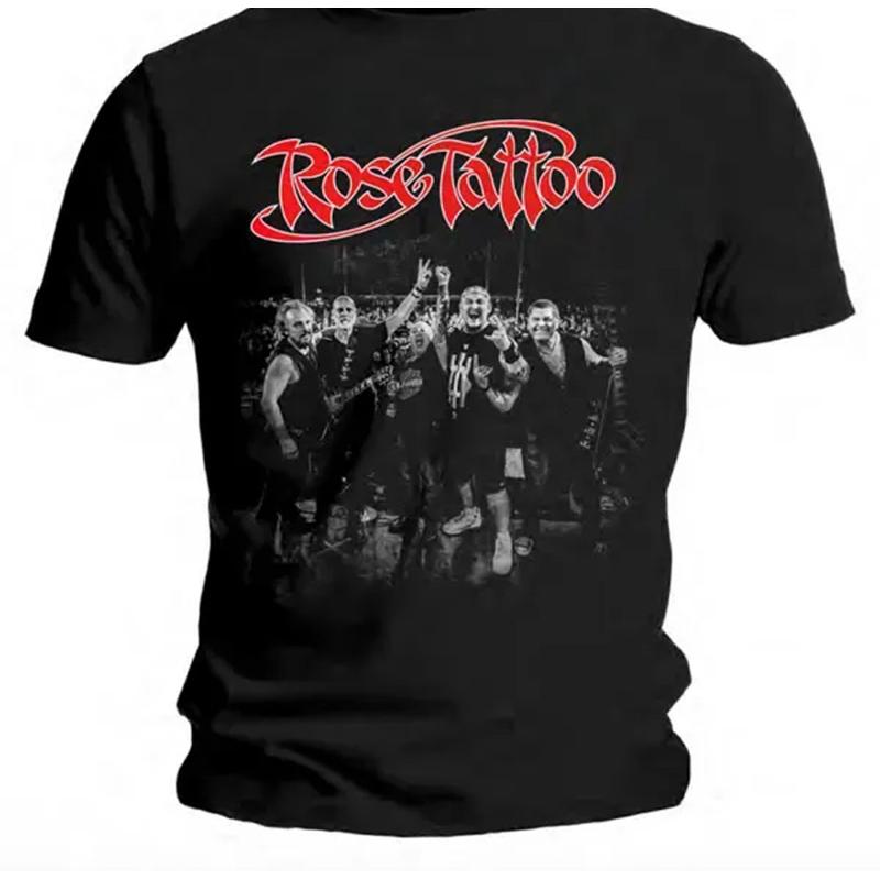 Camiseta negra S 5Xl de la ban - Live Rock reseña y precio