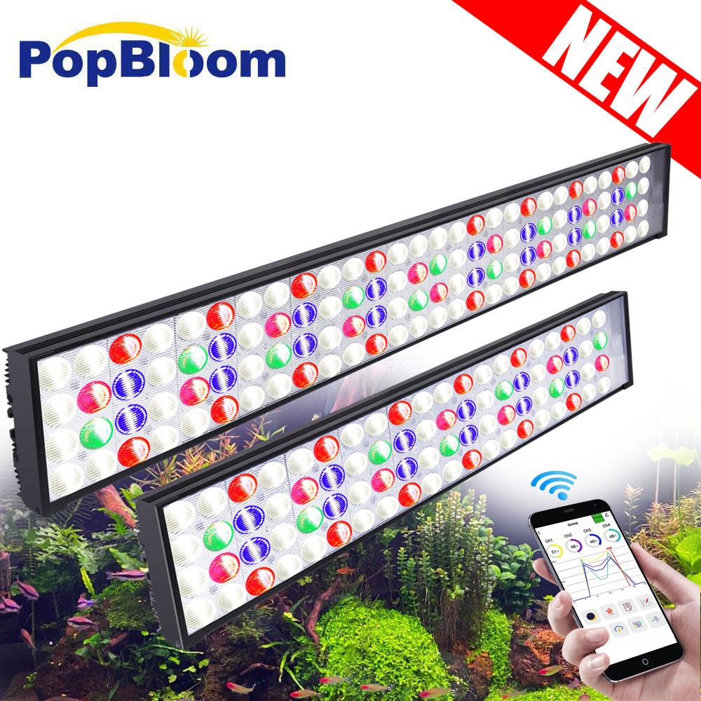 Lámpara LED de espectro comple - Aquarium Marine Lights reseña y precio