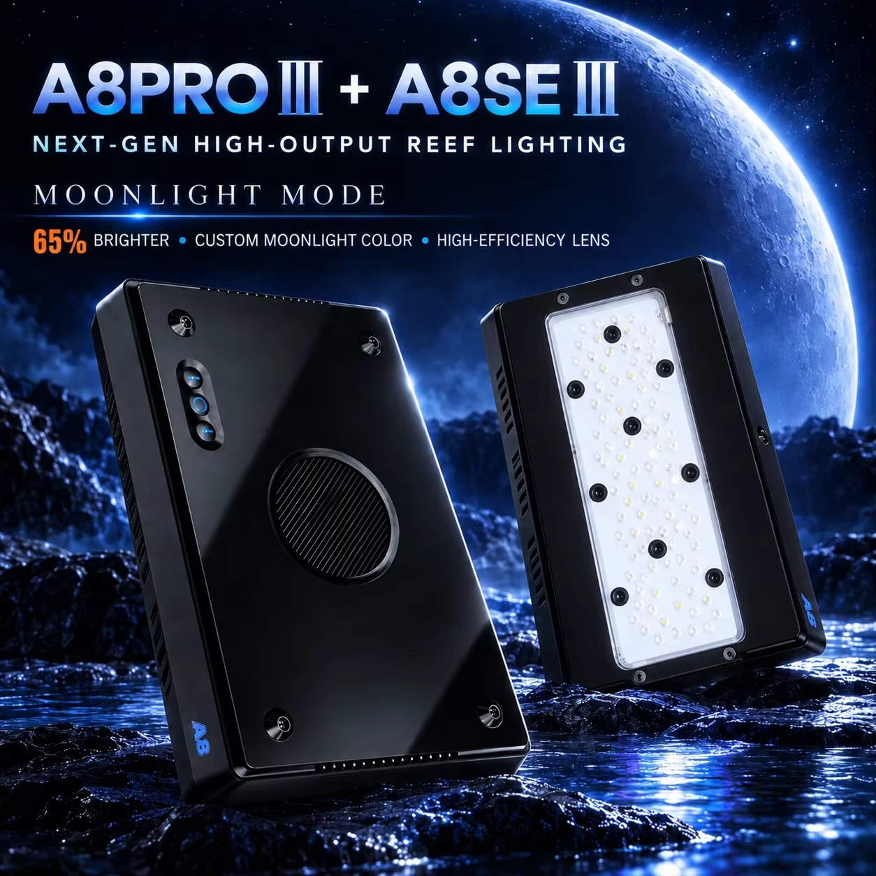 A8 Pro III Max 230W 8 Canales  - Reef Lighting reseña y precio