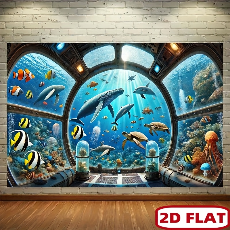 Tapiz de Tiburón Ballena con V - Ocean Aquarium reseña y precio