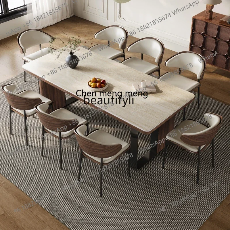 Mesa de comedor de losa de tra - Live Rock reseña y precio