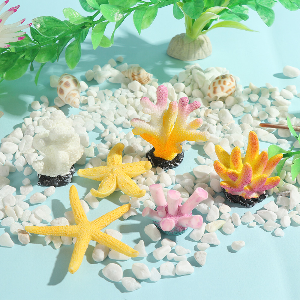 Adornos de pecera de Coral Art - Marine Fish Tank reseña y precio