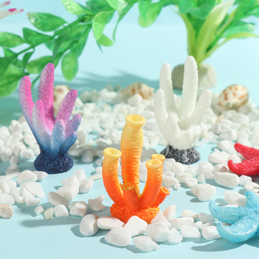 Adornos de pecera de Coral Art - Marine Fish Tank reseña y precio