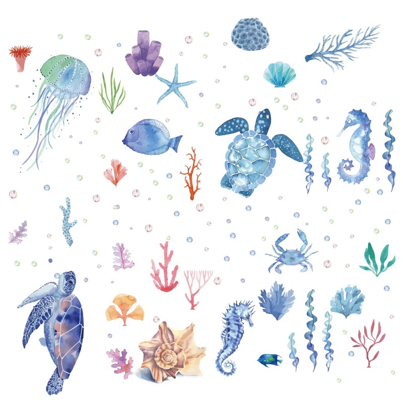 Calcomanías de ventana de Vida - Marine Coral reseña y precio