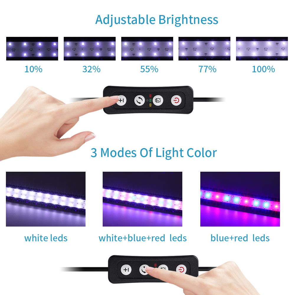 Brillo ajustable de la luz del - Reef Lighting reseña y precio