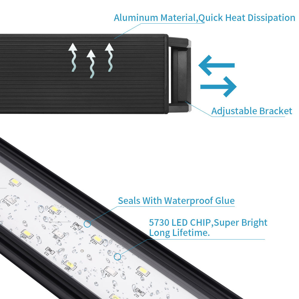 Brillo ajustable de la luz del - Reef Lighting reseña y precio