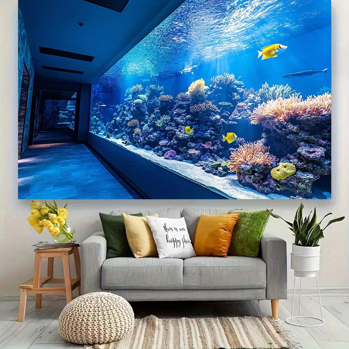 Tapiz Vibrante de Acuario Subm - Reef Aquarium reseña y precio