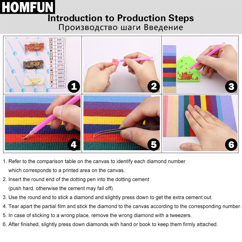 HOMFUN-pintura de diamante red - Marine Coral reseña y precio