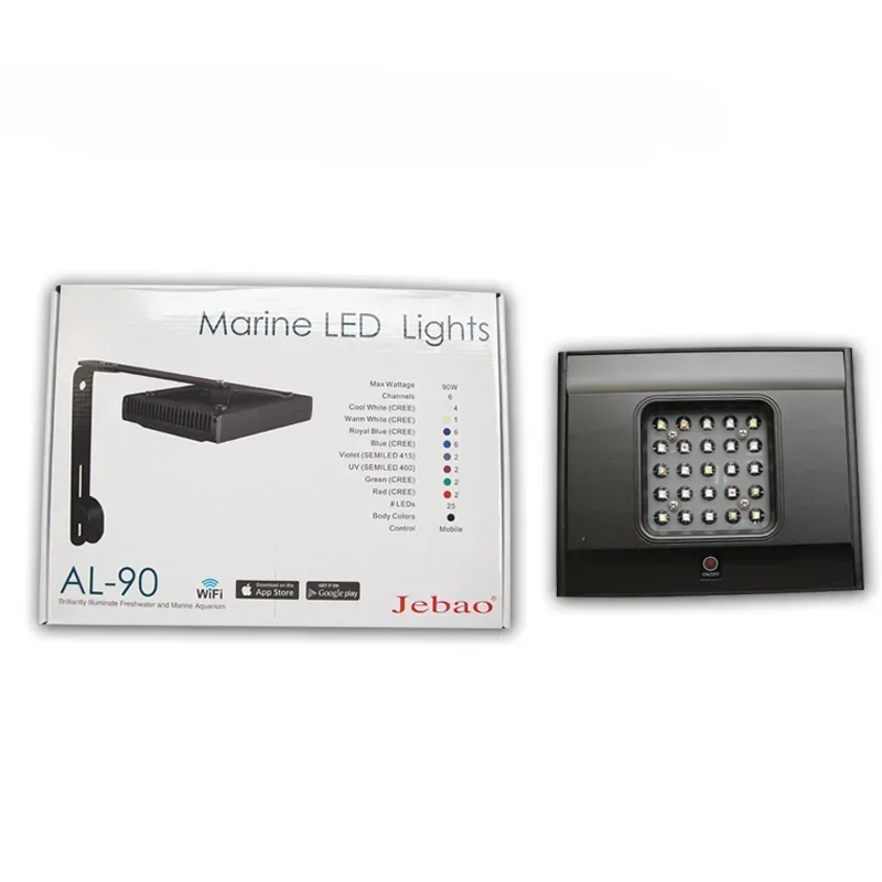 Nuevo Jebao WIFI LED Coral luz - Reef Lighting reseña y precio